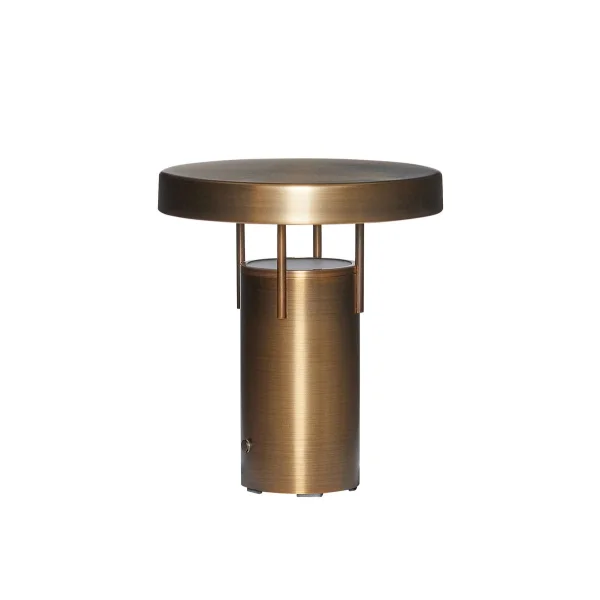 Hübsch BringMe mini portable table lamp Burnished brass