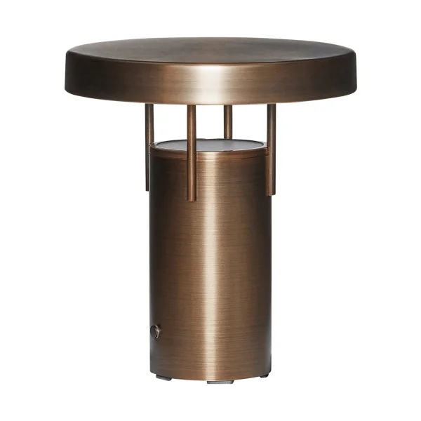 Hübsch BringMe portable table lamp Burnished brass new, mini 20 cm