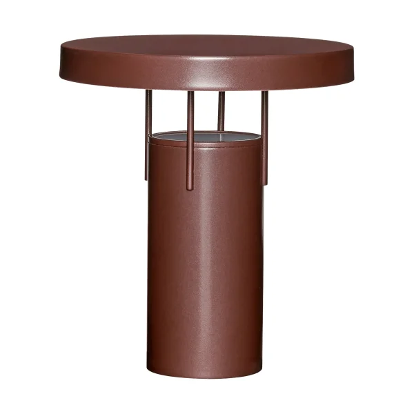 Hübsch BringMe portable table lamp Metallic burgundy, 28 cm
