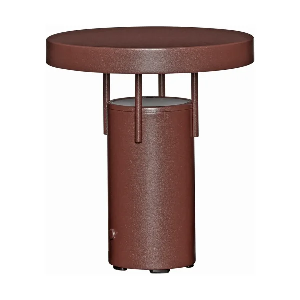 Hübsch BringMe portable table lamp Metallic burgundy, mini 20 cm