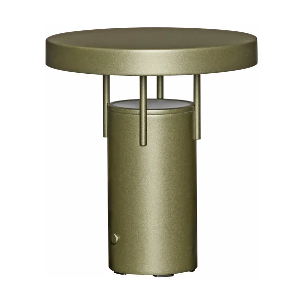 Hübsch BringMe portable table lamp Metallic dark green, mini 20 cm