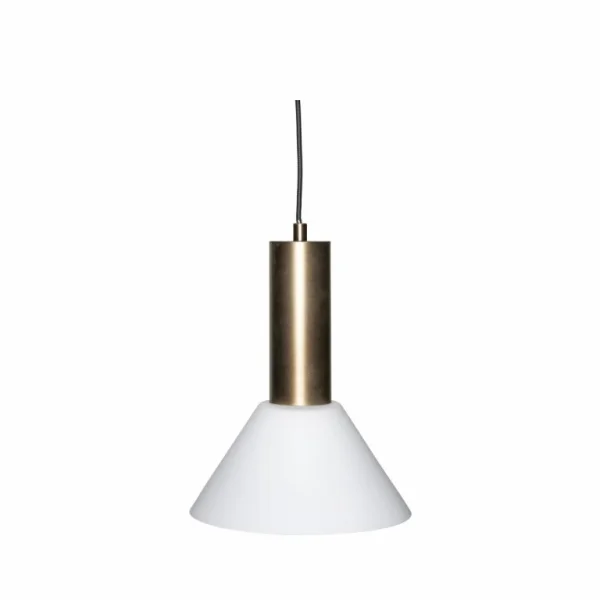 Hübsch Contrast ceiling lamp 28 cm Brass-white