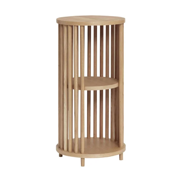 Hübsch Folk shelf Oak, cylindrical