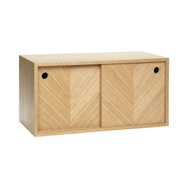 Hübsch Herringbone shelf Oak