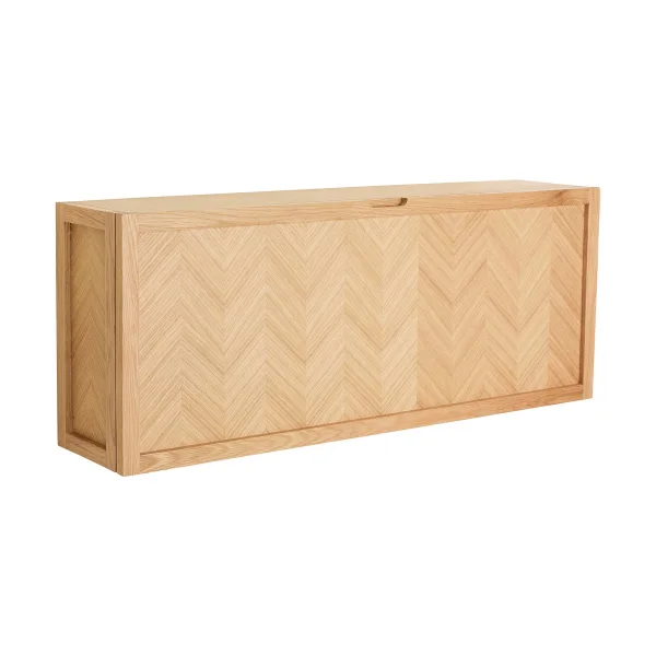 Hübsch Herringbone shoe cabinet large Oak
