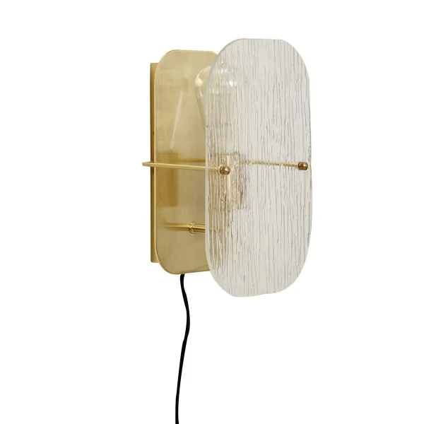 Hübsch Hübsch wall lamp 20x30 cm Metal-glass-brass