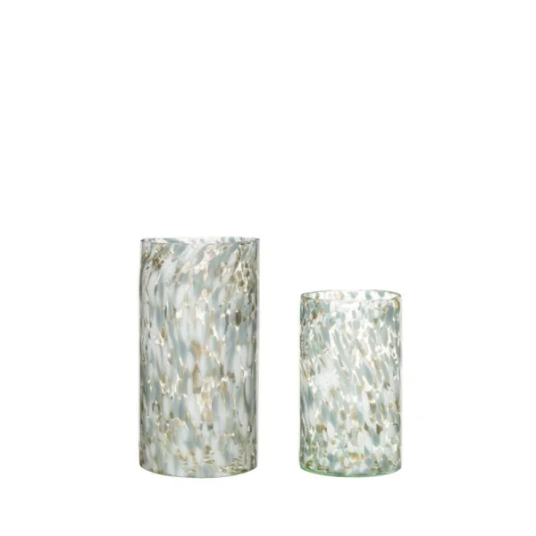 Hübsch Libra vase 2-pack Green