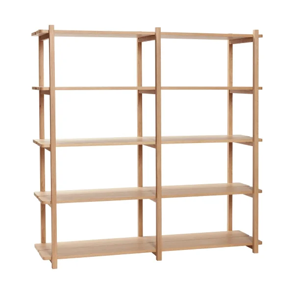Hübsch Mason shelf double large Oak