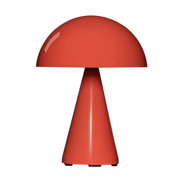 Hübsch Mush portable table lamp Bright red, 20 cm