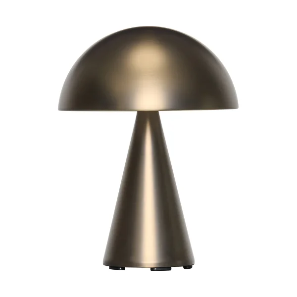 Hübsch Mush portable table lamp Burnished brass, 20 cm