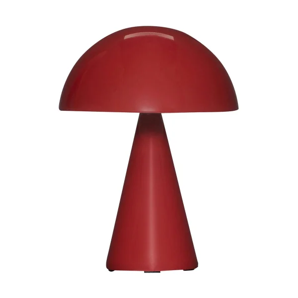 Hübsch Mush portable table lamp Red