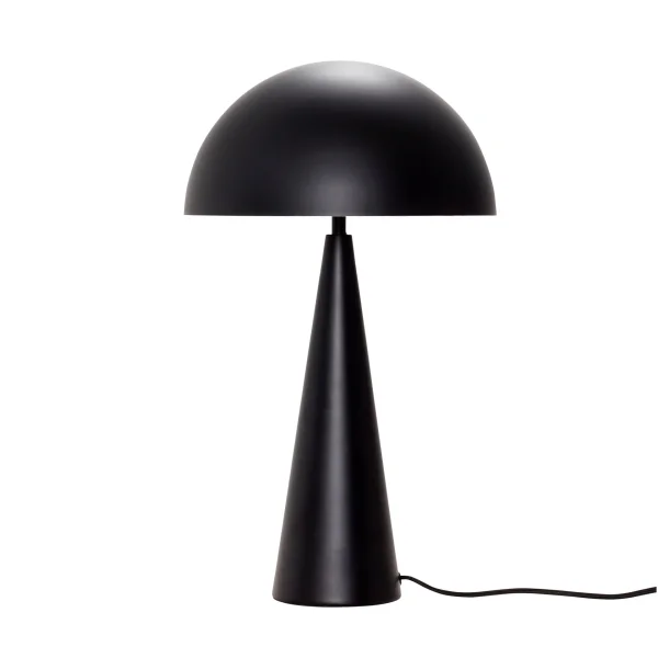 Hübsch Mush table lamp Black, tall 50 cm