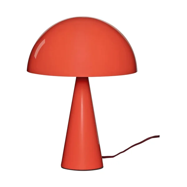 Hübsch Mush table lamp Bright red, mini 34 cm