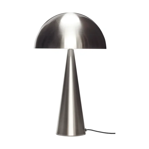 Hübsch Mush table lamp Nickel, tall 50 cm
