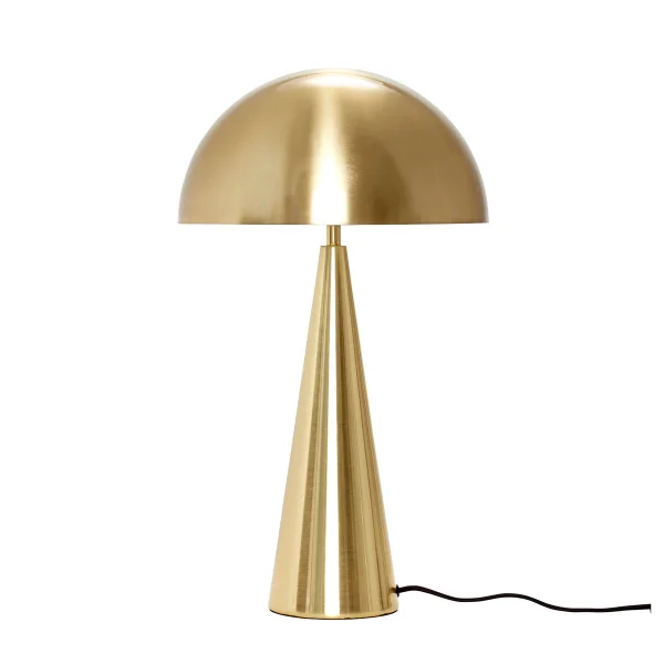 Hübsch Mush table lamp pine Brass