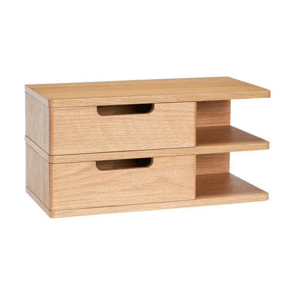 Hübsch Open wall shelf Oak
