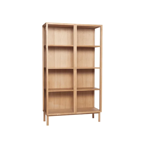 Hübsch Panorama display cabinet large Oak