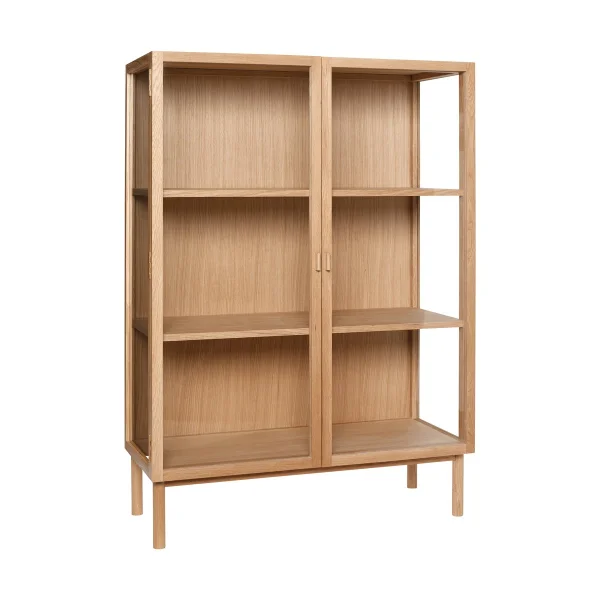 Hübsch Panorama display cabinet small Oak