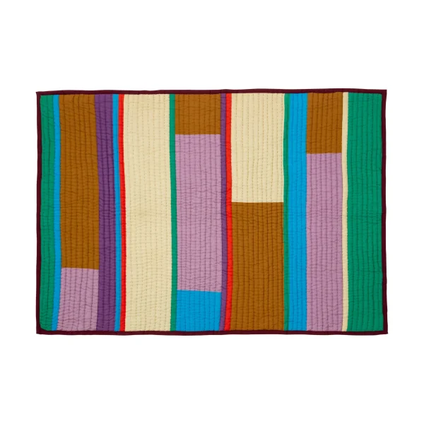 Hübsch Pavilion throw blanket Multicolor, 140x200 cm
