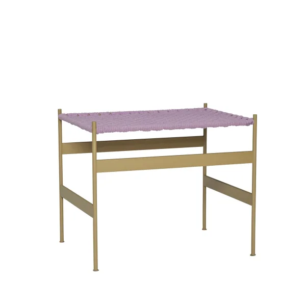 Hübsch Peri bench Purple 56x47 cm Purple