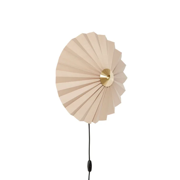 Hübsch Pliss wall lamp Beige