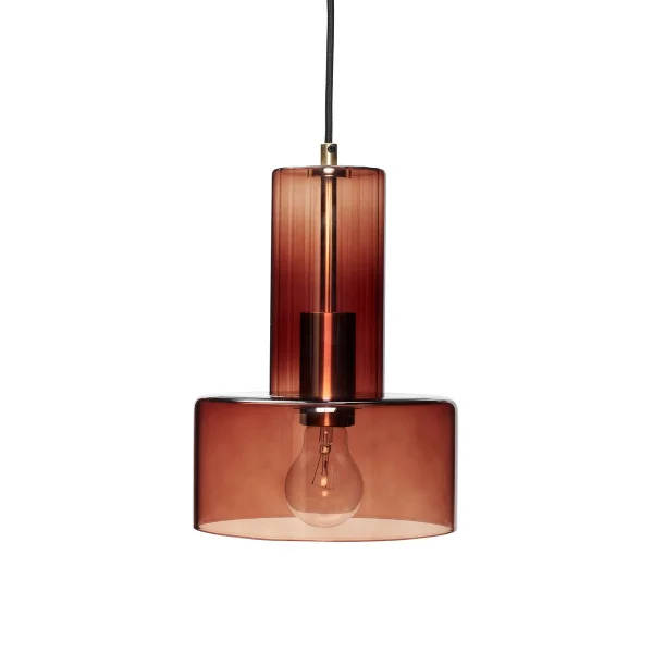 Hübsch Ripple pendant lamp Amber