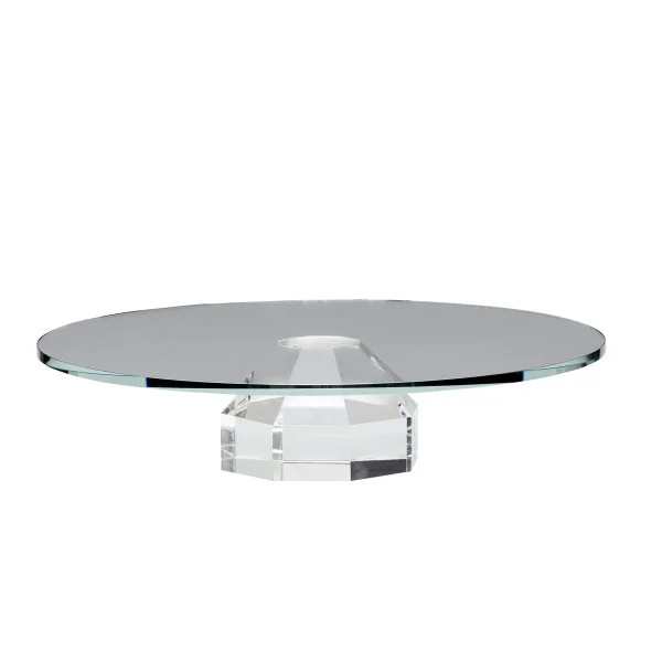Hübsch Round glass dish Ø30 cm Clear