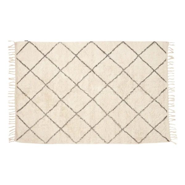 Hübsch Rug 90x150 cm White-gray