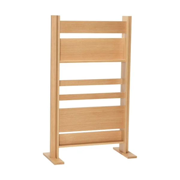 Hübsch Shape magazine rack Oak