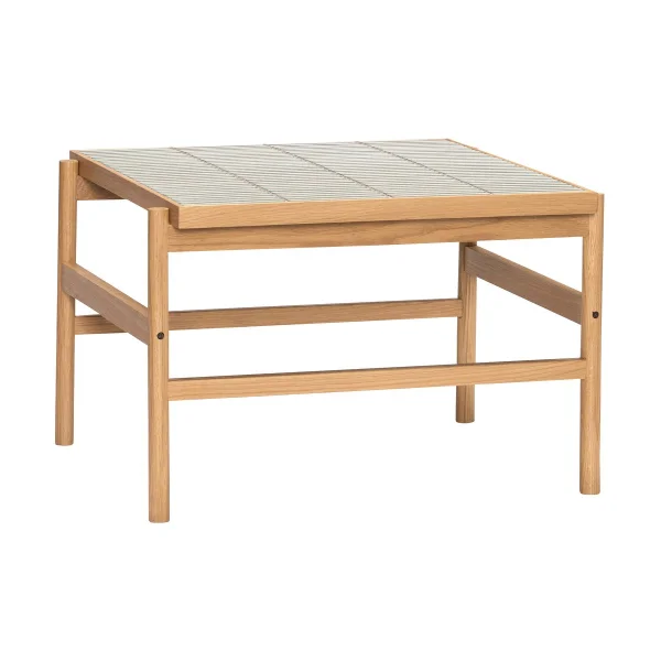 Hübsch Tile coffee table Oak Mint