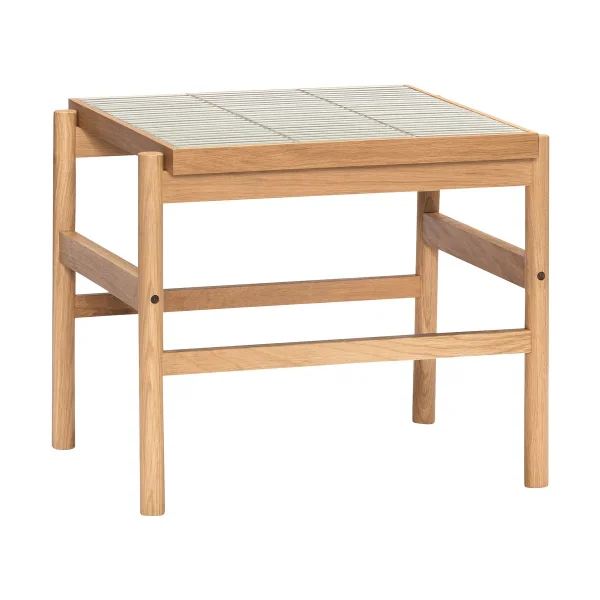 Hübsch Tile side table Oak-mint