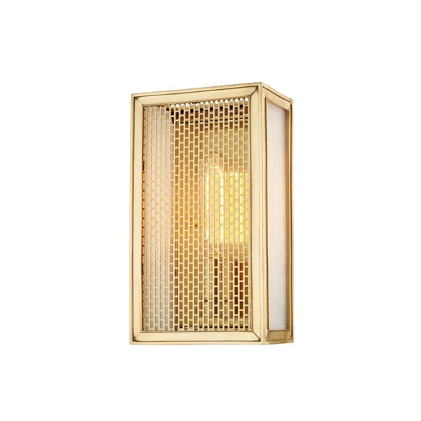 Hudson Valley | Ashford Wall Light | Aged Brass