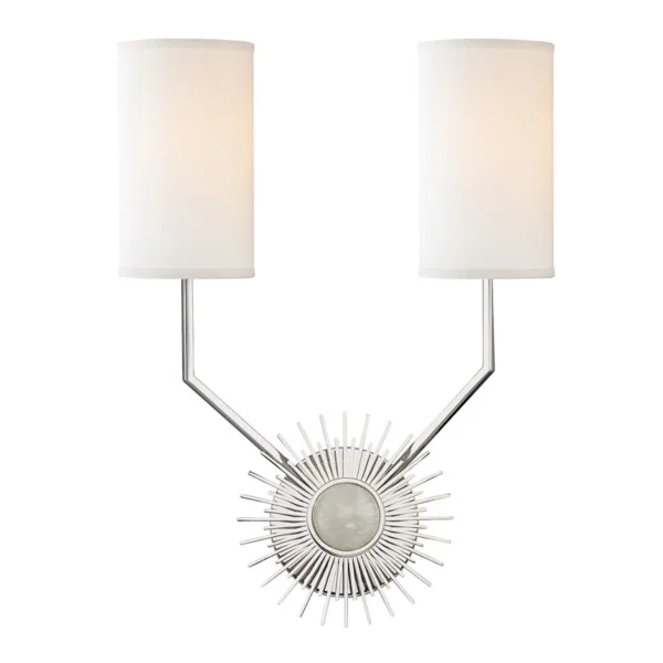 Hudson Valley | Borland Wall Light | Polished Nickel