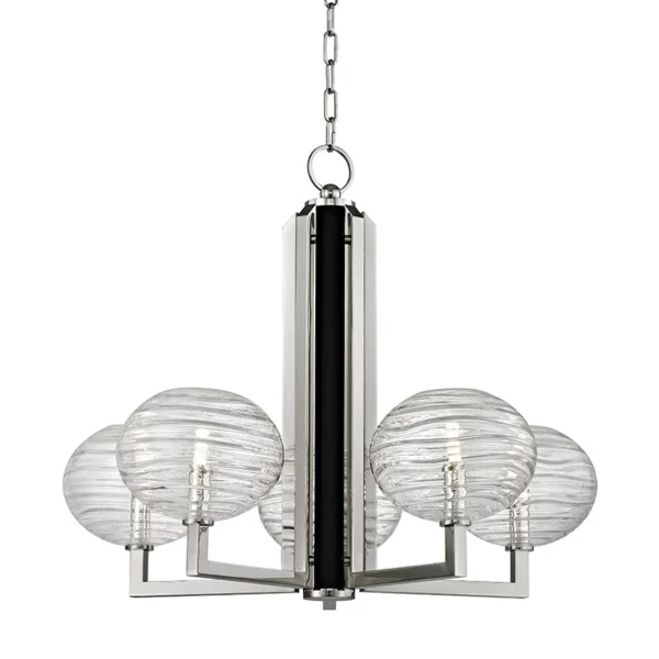 Hudson Valley | Breton Chandelier | Polished Nickel