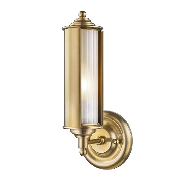 Hudson Valley I Classic No 1 Wall light I Aged Brass