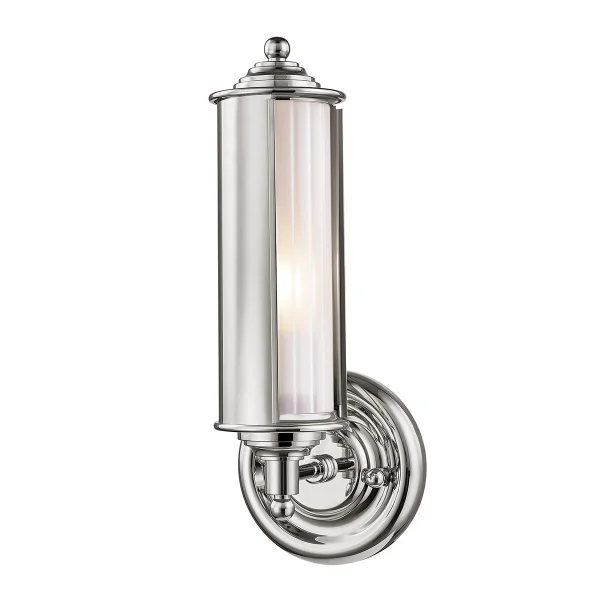 Hudson Valley I Classic No 1 Wall light I Polished Nickel