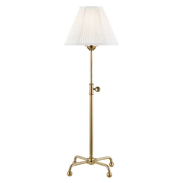 Hudson Valley I Classic NO.1Table Lamp I Aged Brass