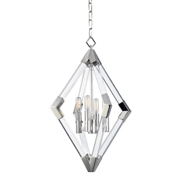 Hudson Valley I Lyons pendant I Small I Polished Nickel