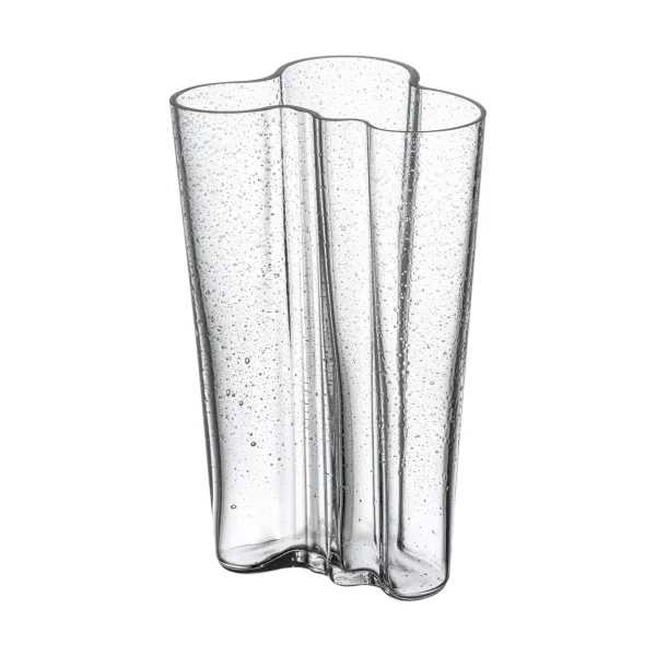 Iittala Alvar Aalto vase 200 mm Bubble glass clear, anniversary edition