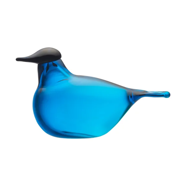 Iittala Chiffchaff glass bird Turquoise, 13x8 cm