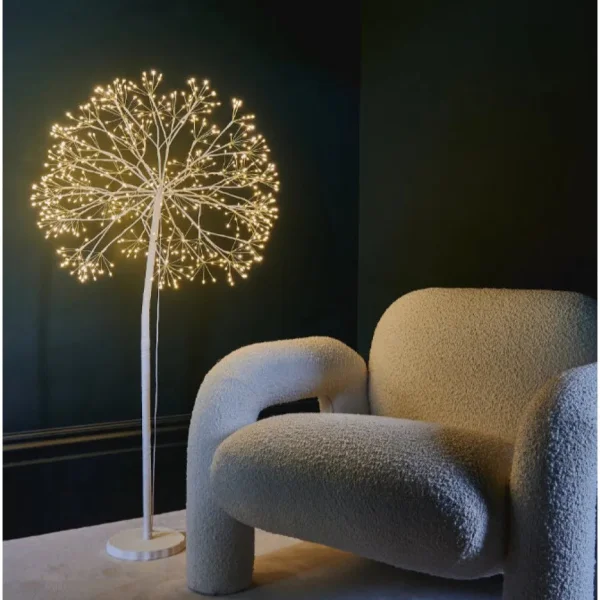 Indoor LED Dandelion Tree White 120cm