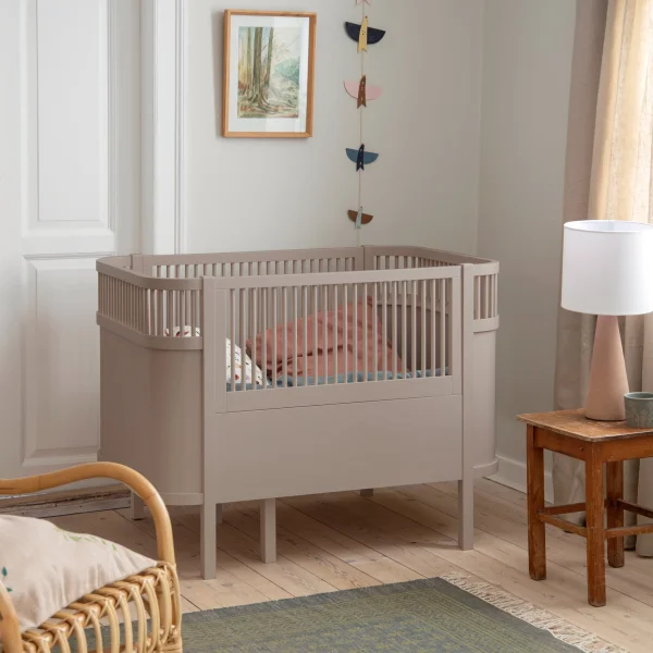 Jetty Beige Baby And Junior Cot Bed by Sebra PRE-ORDER