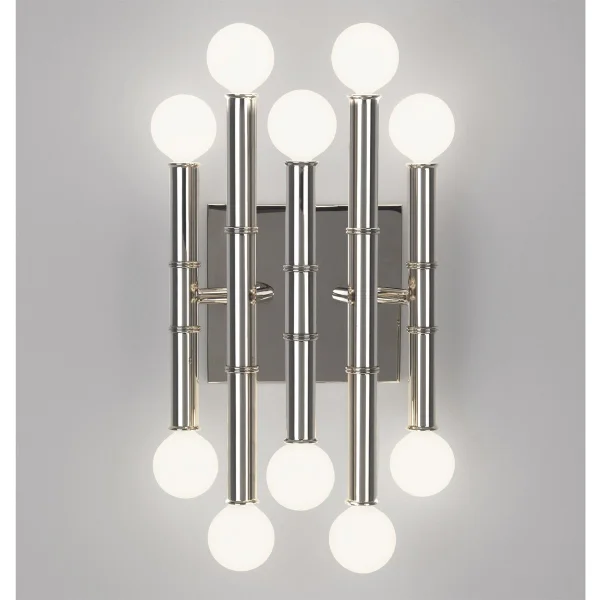 Jonathan Adler I Meurice Five Arms Sconces I Nickel