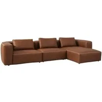 Joshua Leather Sectional Sofa | Leather Modular Seating | Statement Sectional Sofa - Andrew Martin