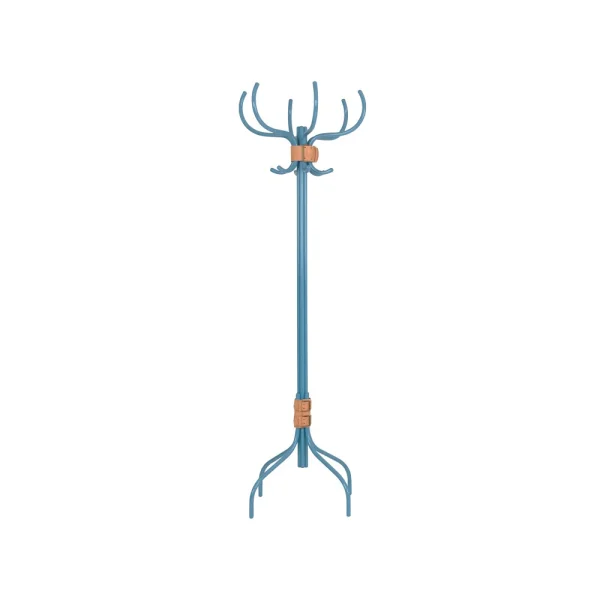 Källemo Babe coat rack Blue-natural leather belt