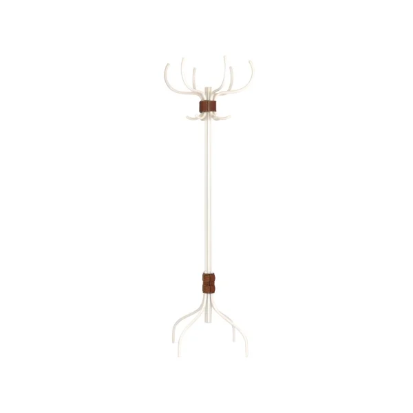 Källemo Babe coat rack White-brown leather belt