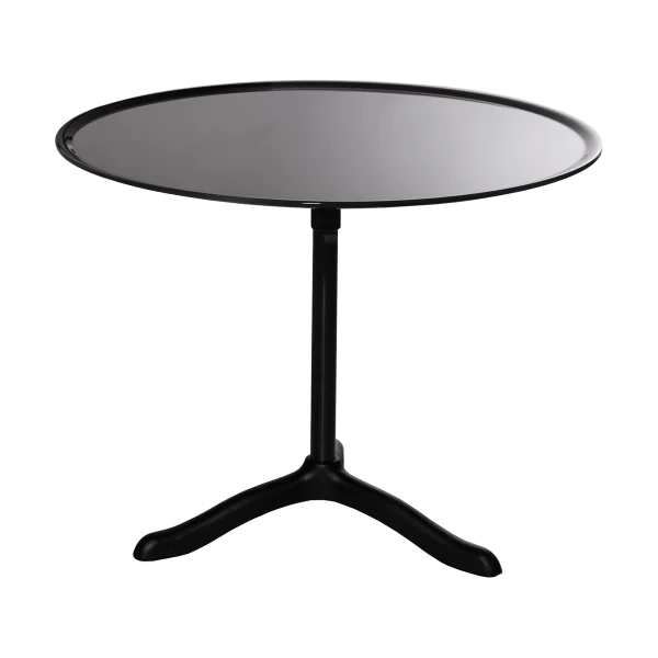 Källemo Cassis coffee table Ø47 cm Black anodized aluminum-black