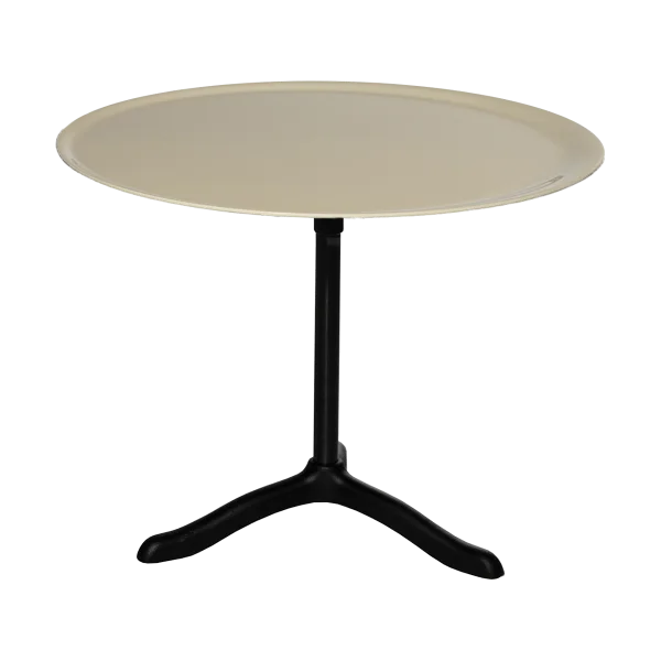 Källemo Cassis coffee table Ø47 cm Black anodized aluminum-oyster