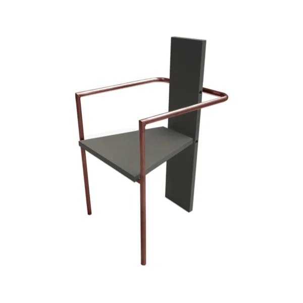 Källemo Concrete armchair Gray copper-plated frame