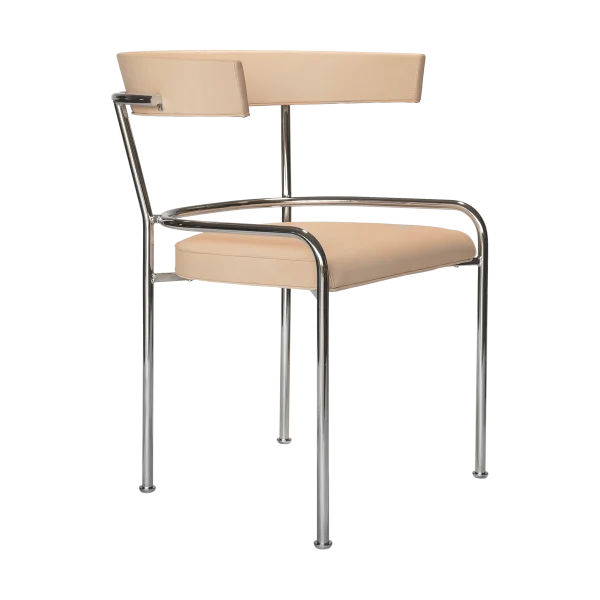 Källemo GA-1 armchair Elmo Vegeta leather-chrome